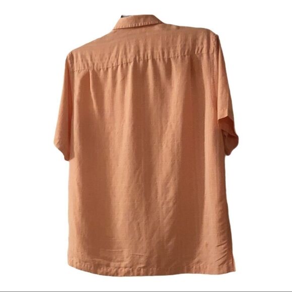 ROUNDTREE & YORKE Men’s peach shirt, Large - Picture 2 of 9